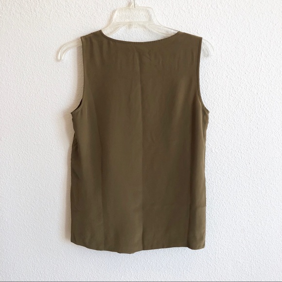 J Crew 100% Silk Swish Tank - Picture 3 of 6